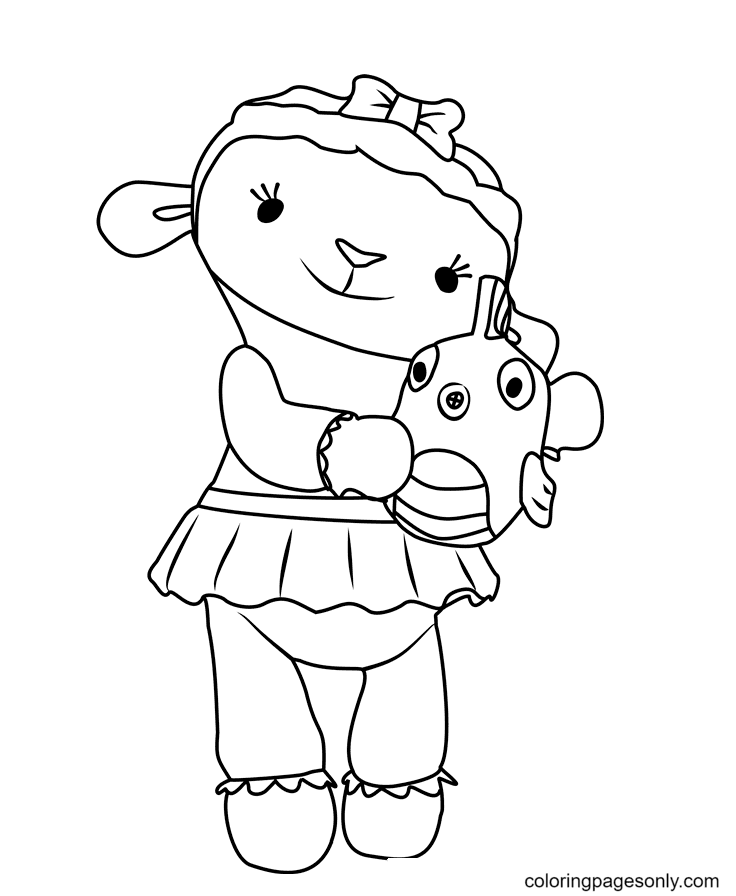Lambie Coloring Page