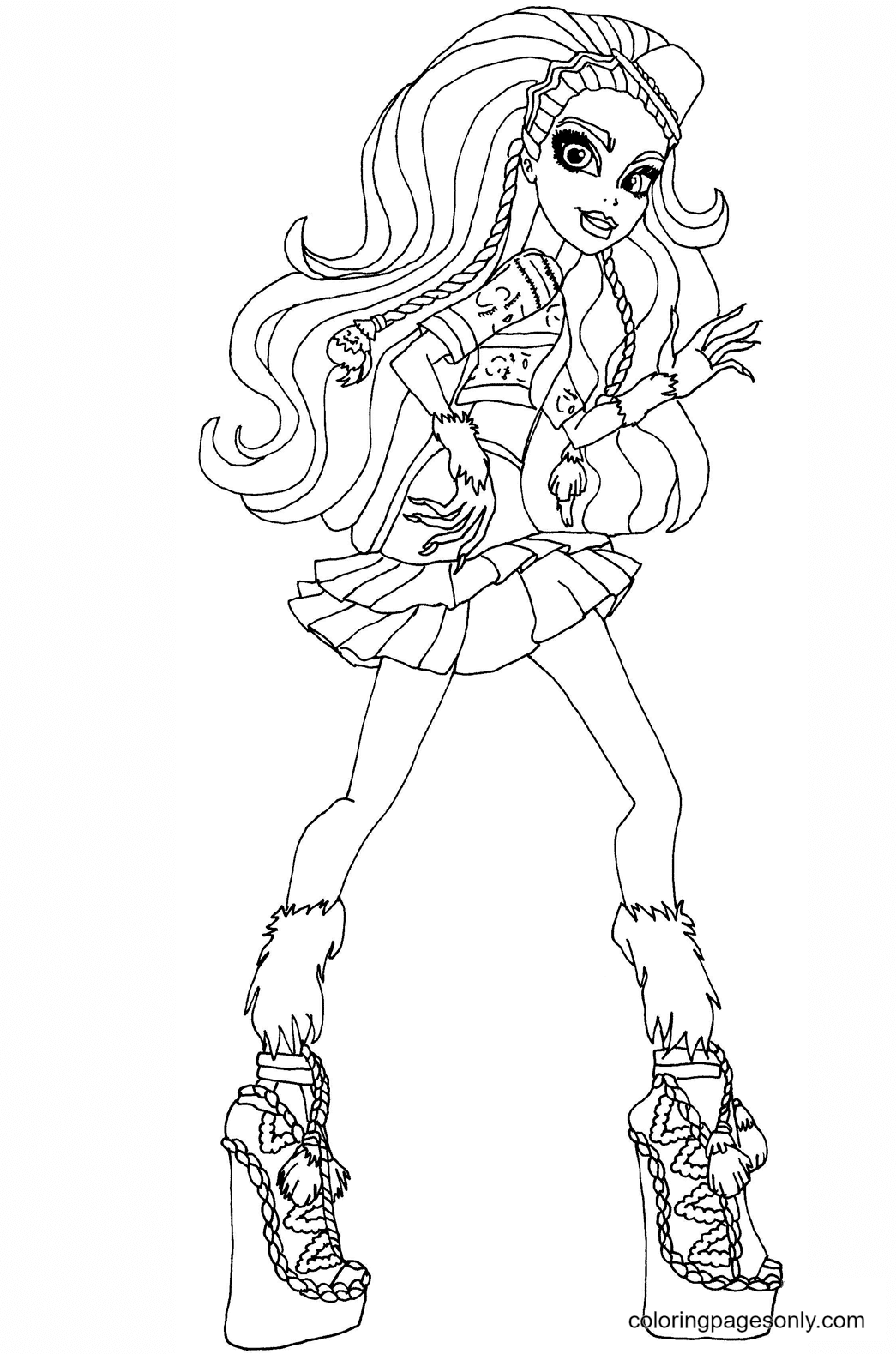 Marisol Coxi Coloring Page