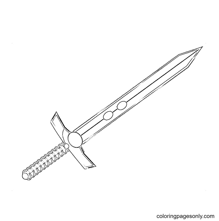Средневековый меч из меча
