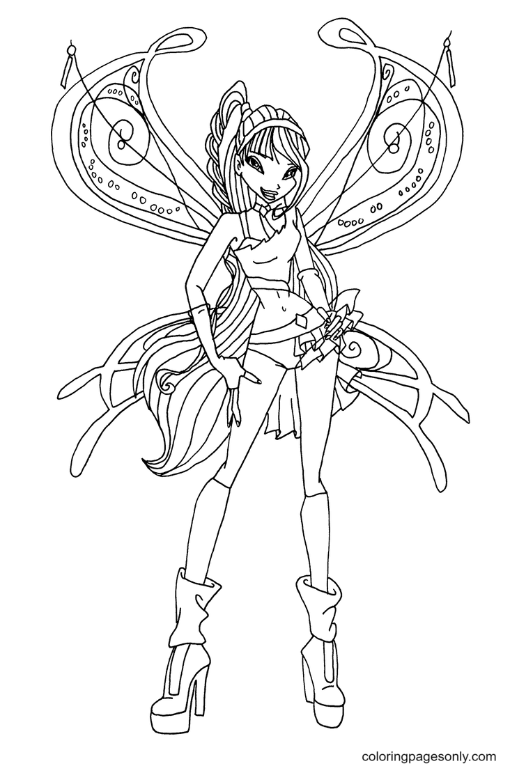 musa coloring pages