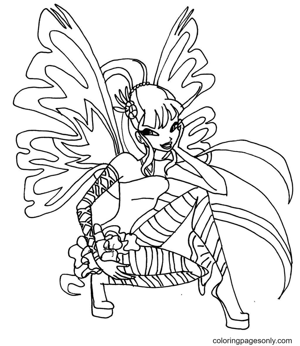Musa Winx Disney Coloring Pages