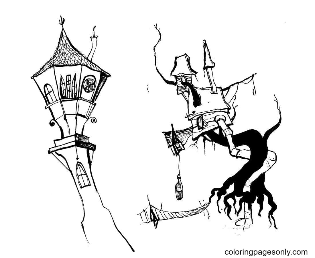 Nightmare Before Christmas Free Printable Coloring Pages