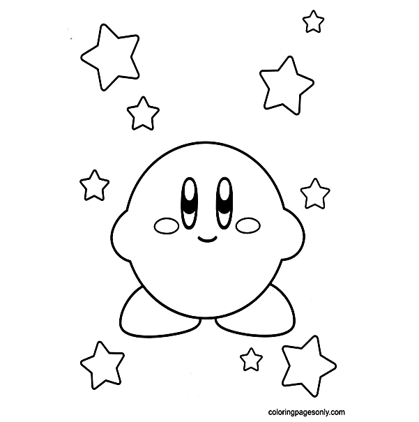Nintendo Kirby Coloring Pages