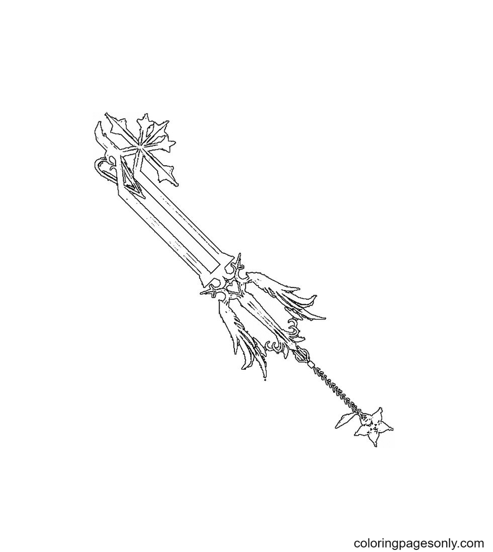 Oathkeeper Key Coloring Page