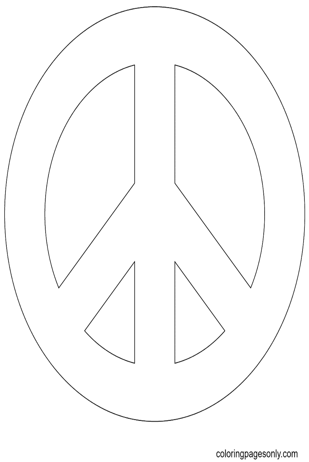 Friedenszeichen vom Internationalen Tag des Friedens