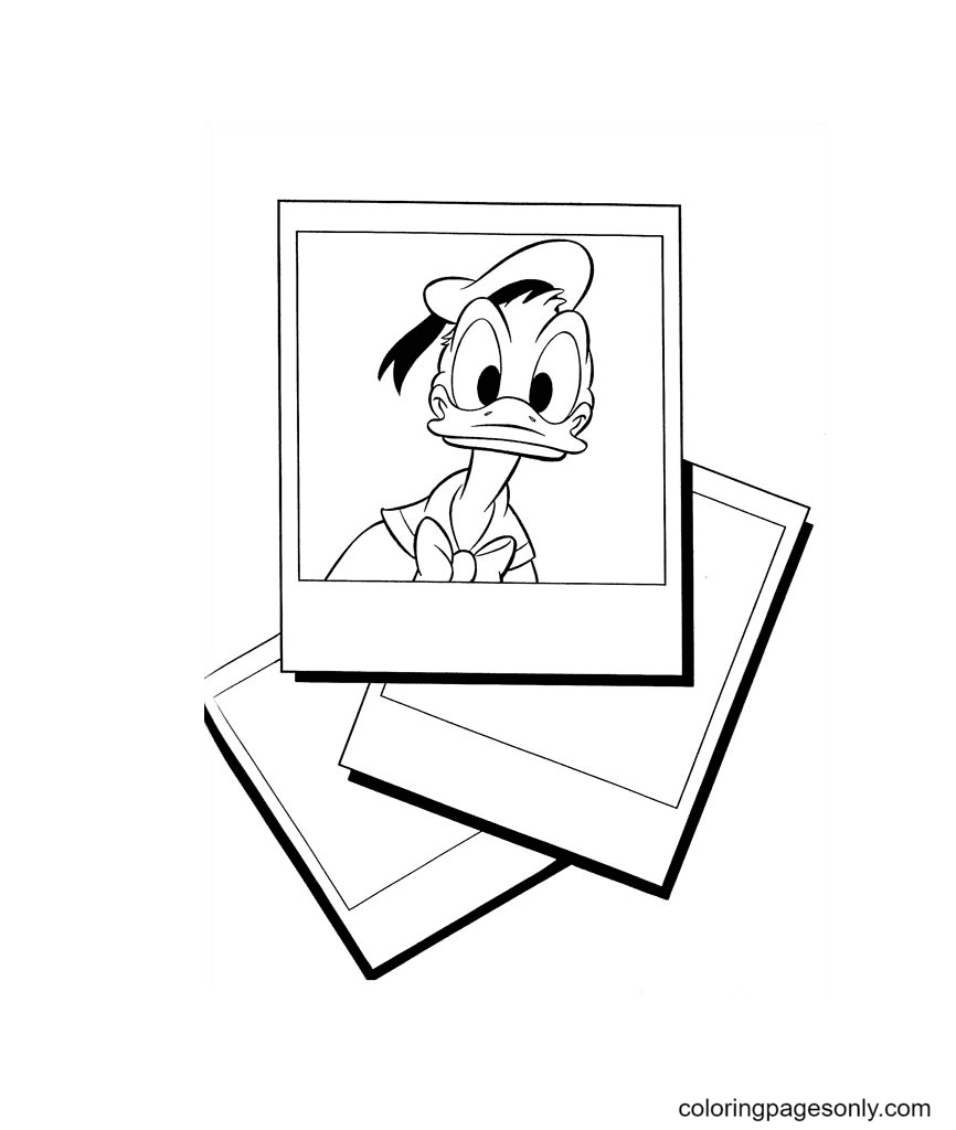 Photo Of Donald Coloring Page