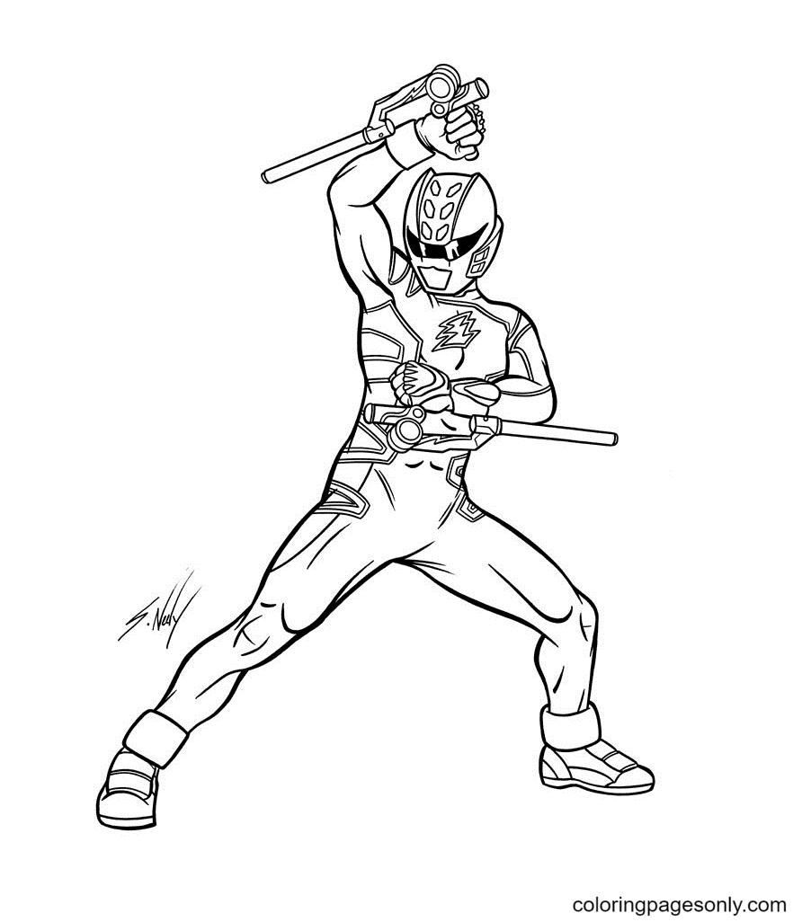 Power Rangers Jungle Fury Coloring Pages