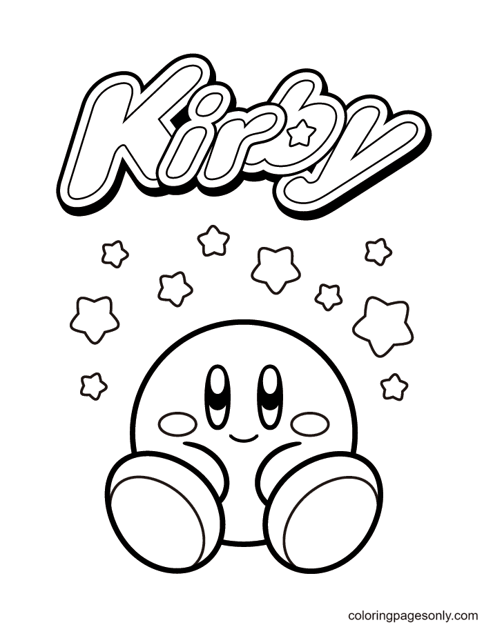Printable Kirby Coloring Page Free Printable Coloring Pages