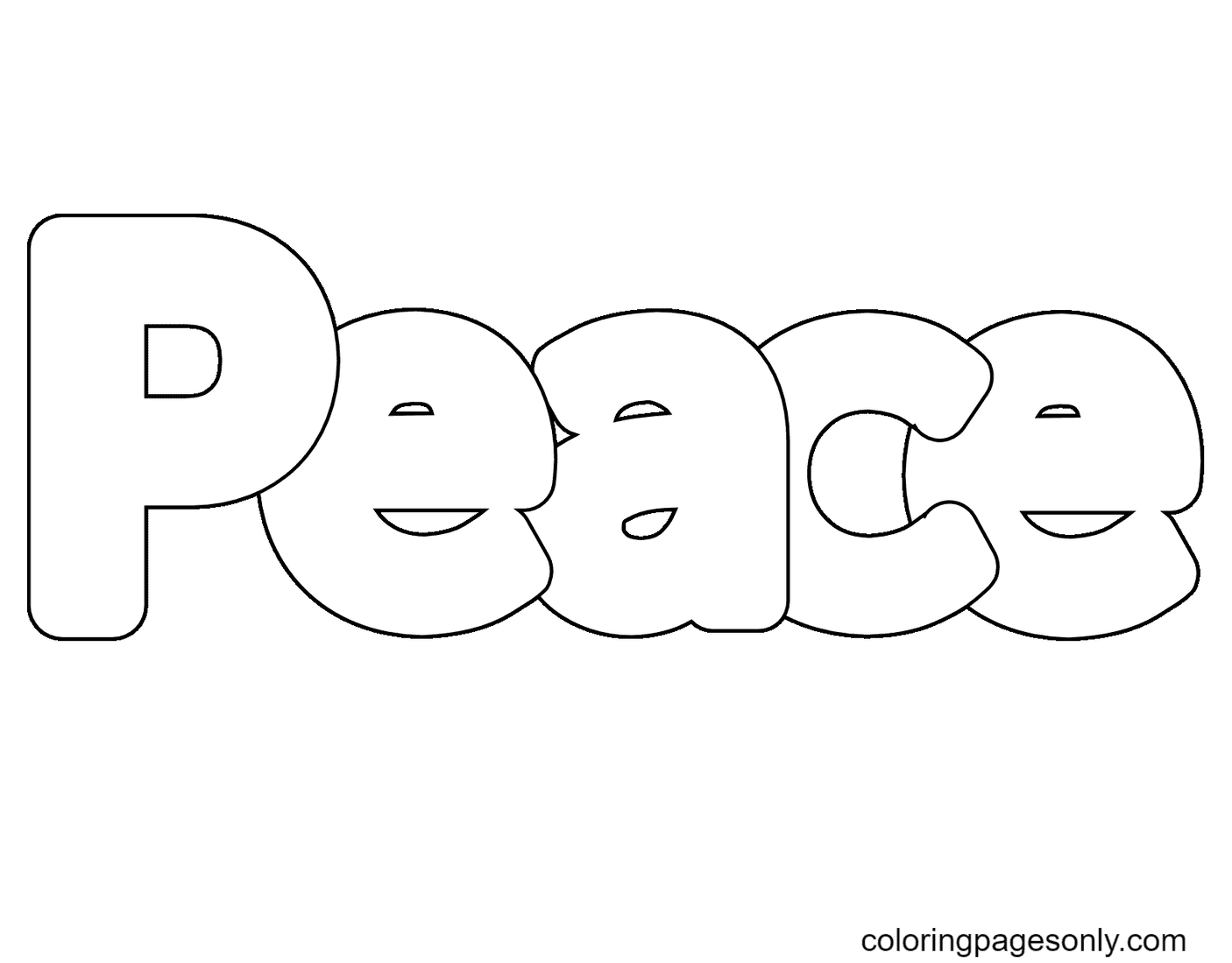Peace Sign Free Printable Coloring Pages International Day Of Peace 