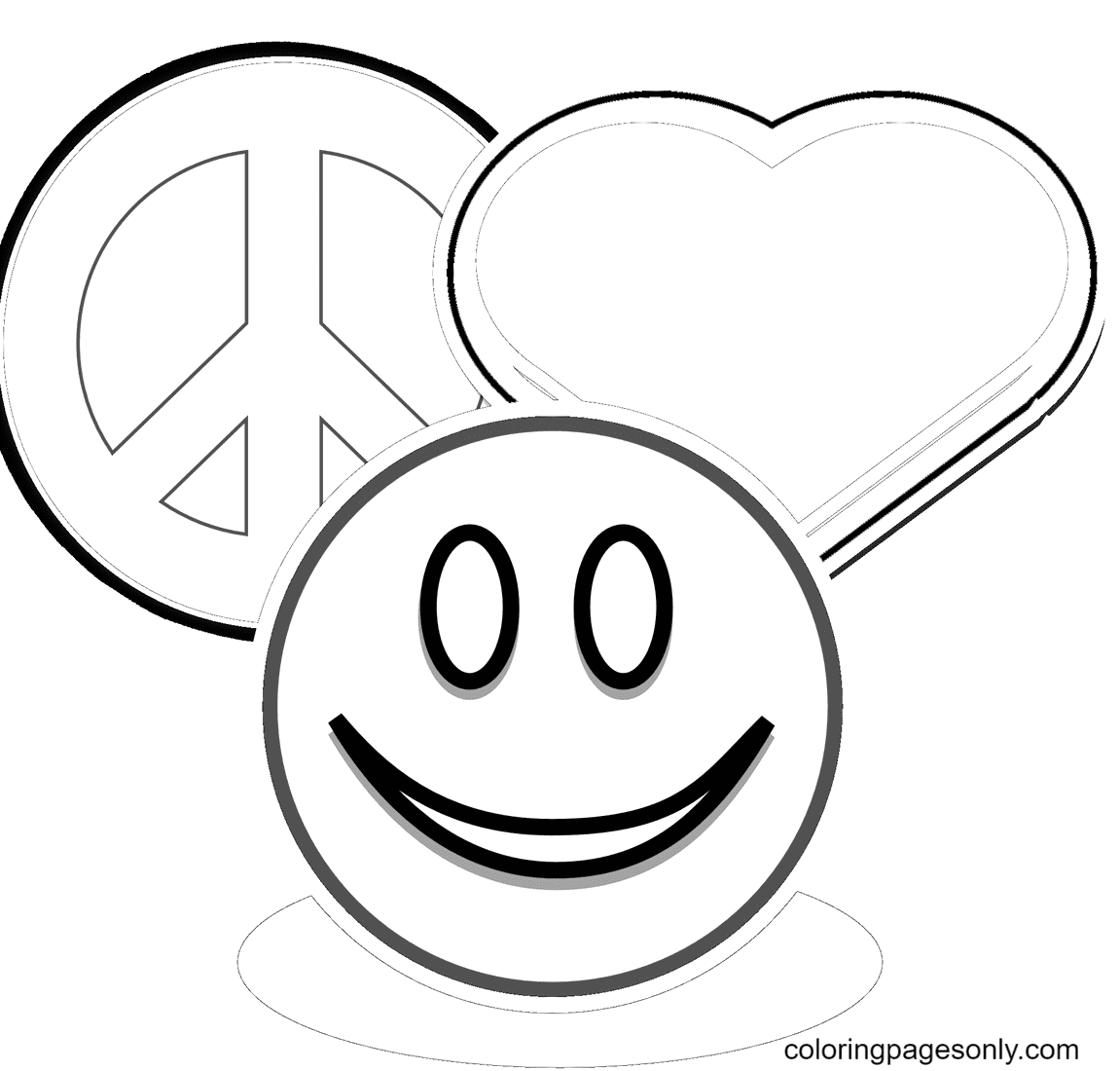 Printable World Peace Coloring Pages