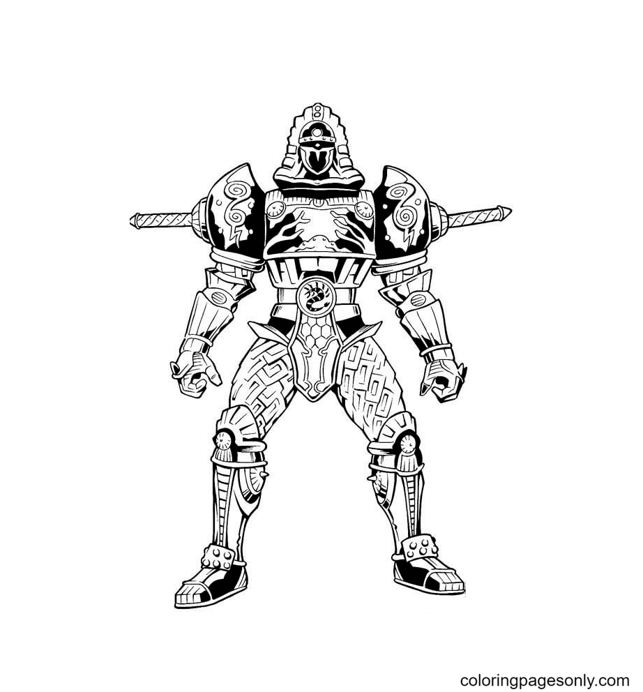 Ranger’s Enemy Coloring Page