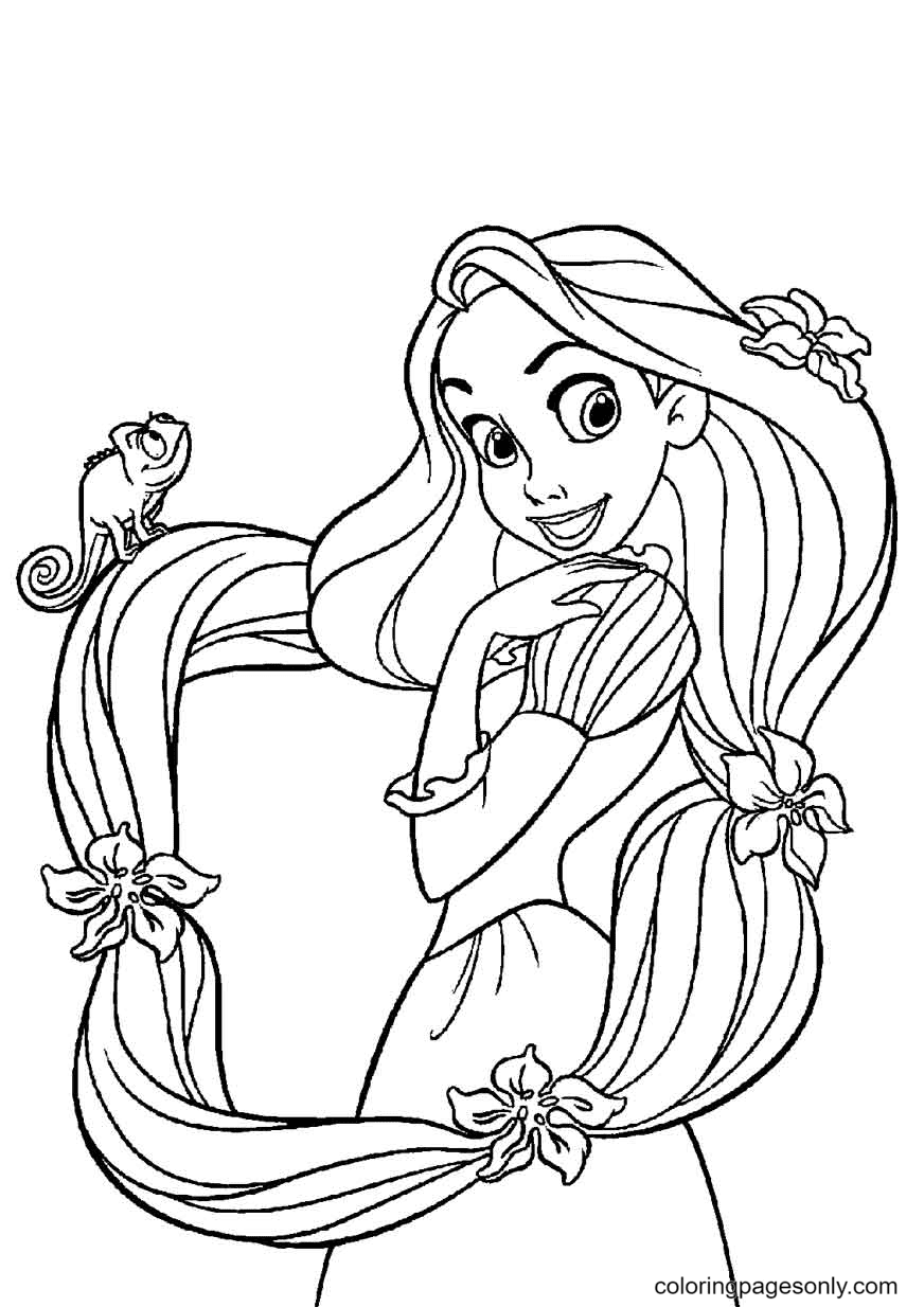 Rapunzel Tangled Coloring Pages Princess Coloring Pages Coloring Pages For Kids And Adults