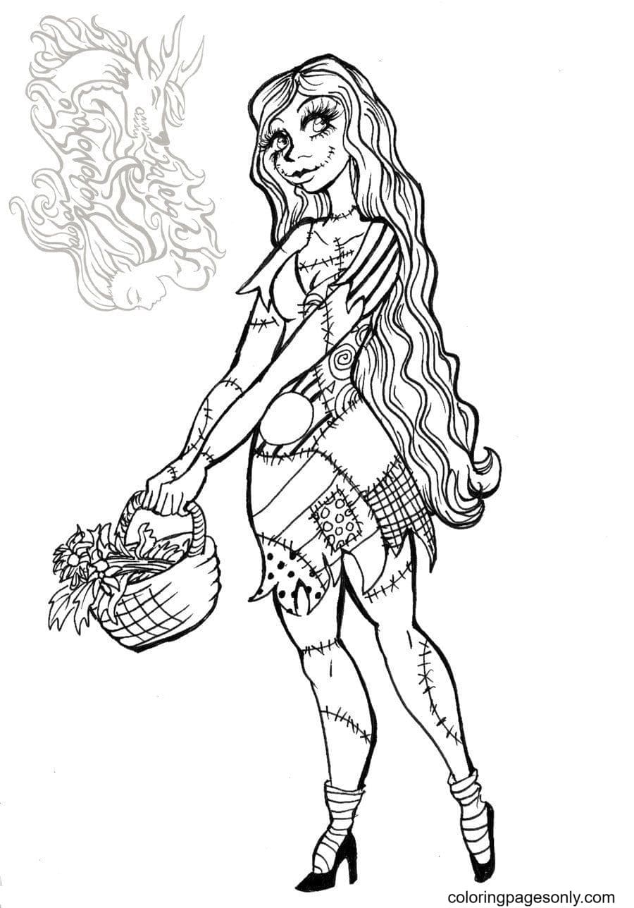 Sally Coloring Page