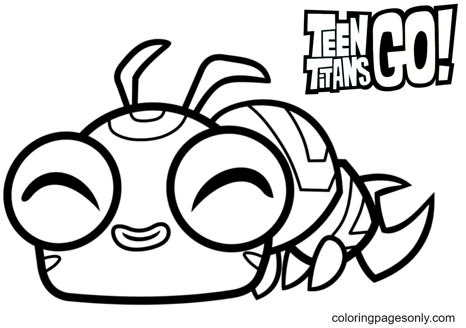 Silkie from Teen Titans Coloring Page