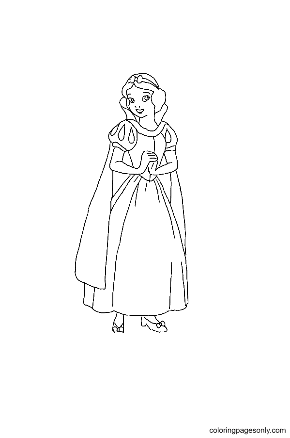 Snow White Princess Coloring Pages
