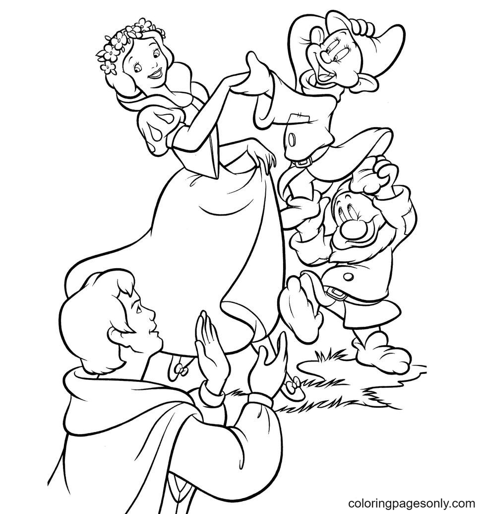 Snow White Prince Coloring Page