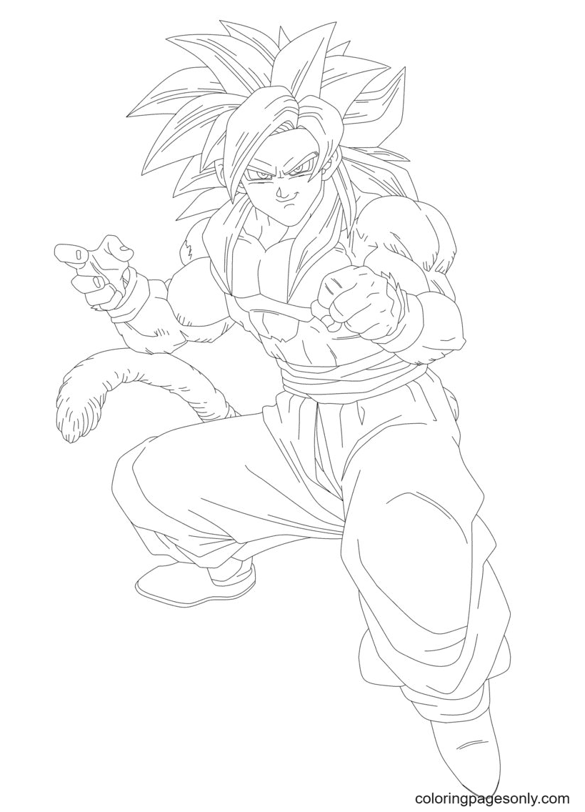 Songoku Super Saiyajin from Son Goku