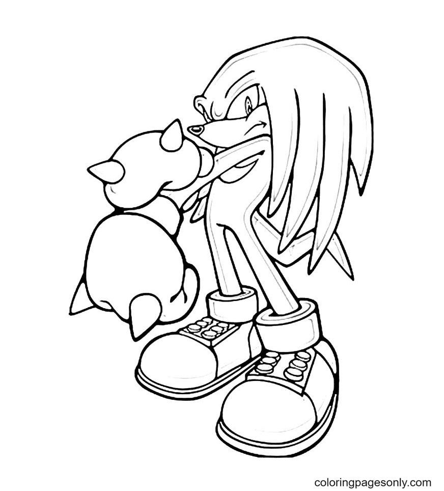 Sonic Knuckles Punch Break from Knuckles