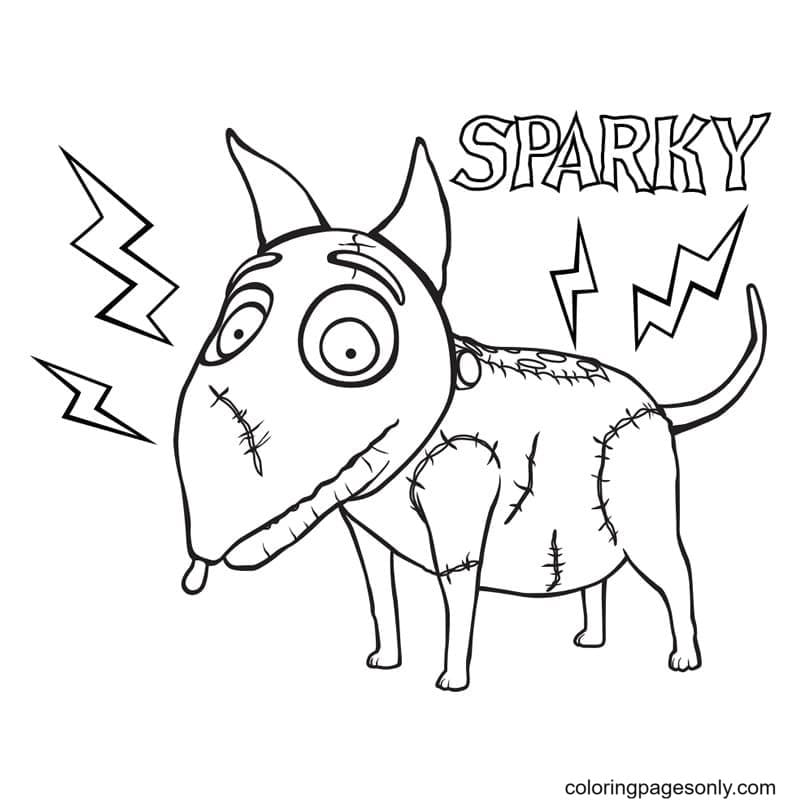 Sparky Coloring Pages