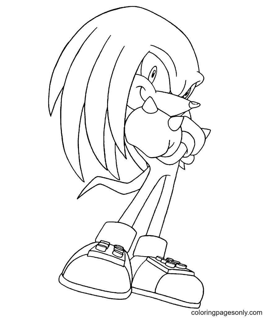 26 Best Ideas For Coloring Knuckles Coloring Pages