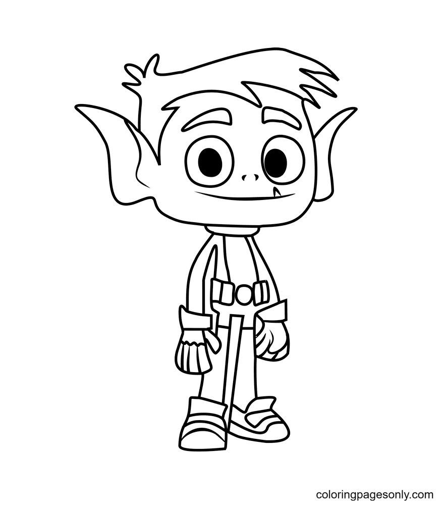 Teen Titans Go Coloring Pages - Coloring Pages For Kids And Adults
