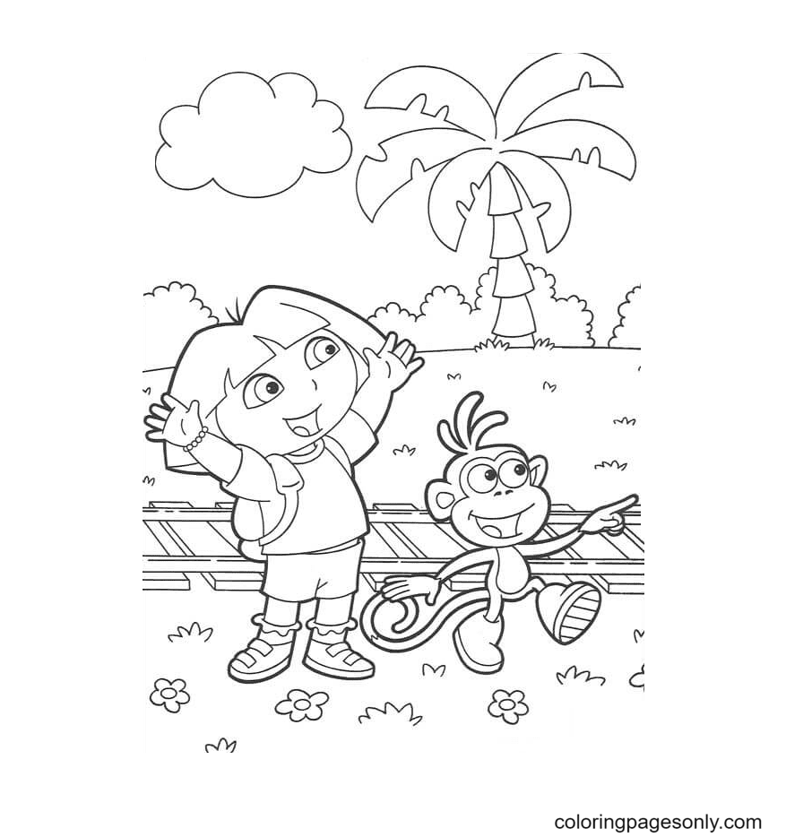 The Train Is Coming Coloring Pages
