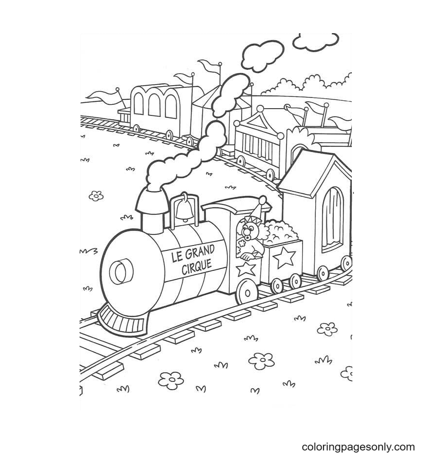 El tren en la expedición de Dora de Dora la exploradora