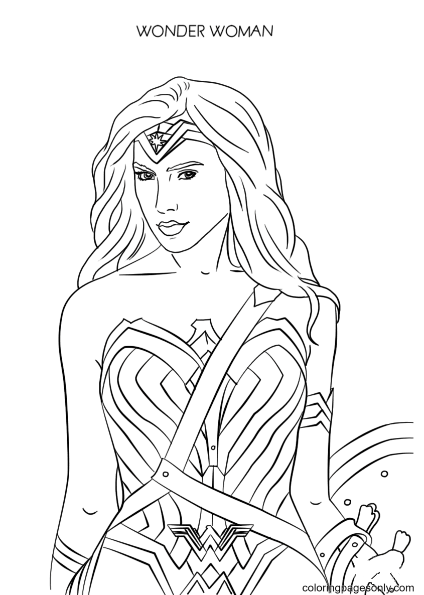 Wonder Woman 2017 Coloring Pages