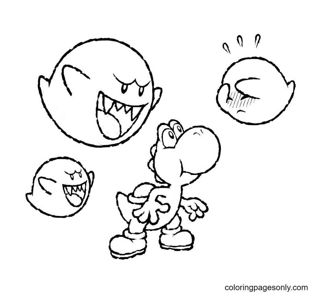 440 Collections Yoshi Coloring Pages Online  Latest HD