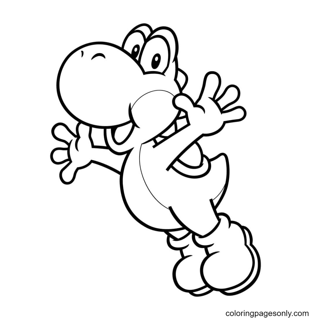 Yoshi Super Mario Odyssey Coloring Pages Yoshi Coloring Pages