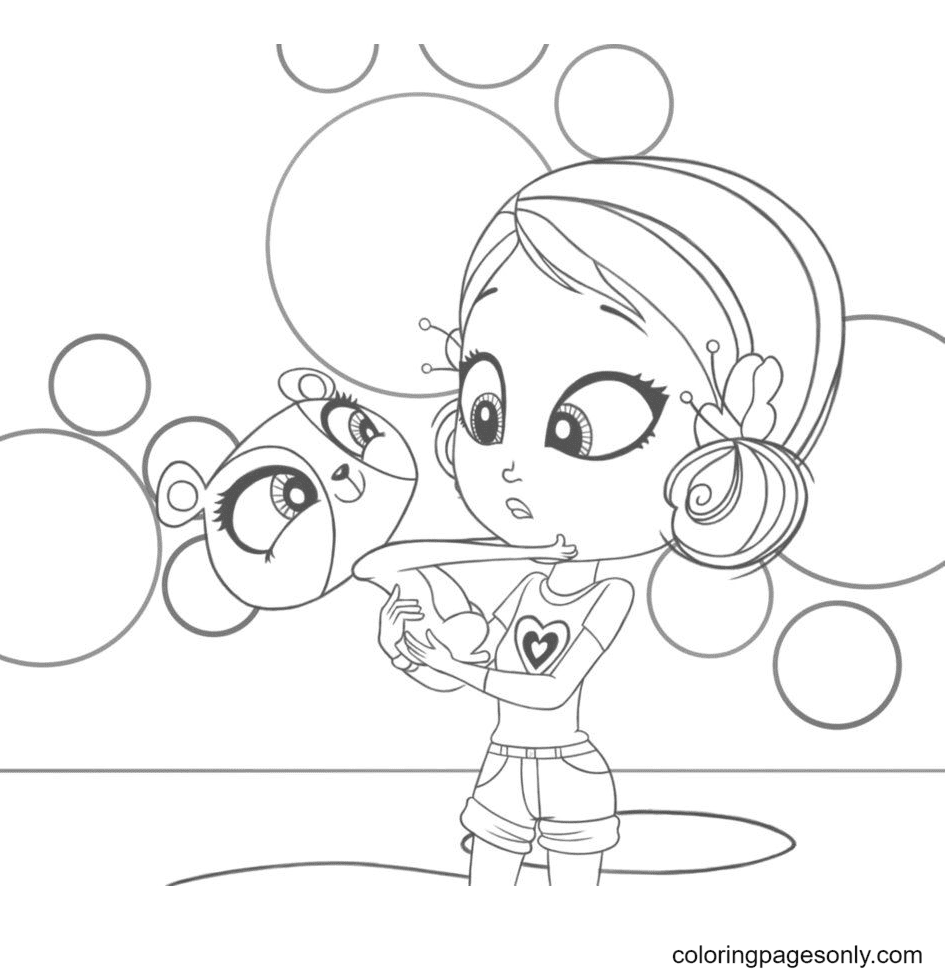 Youngmee ​and Penny Ling Coloring Pages