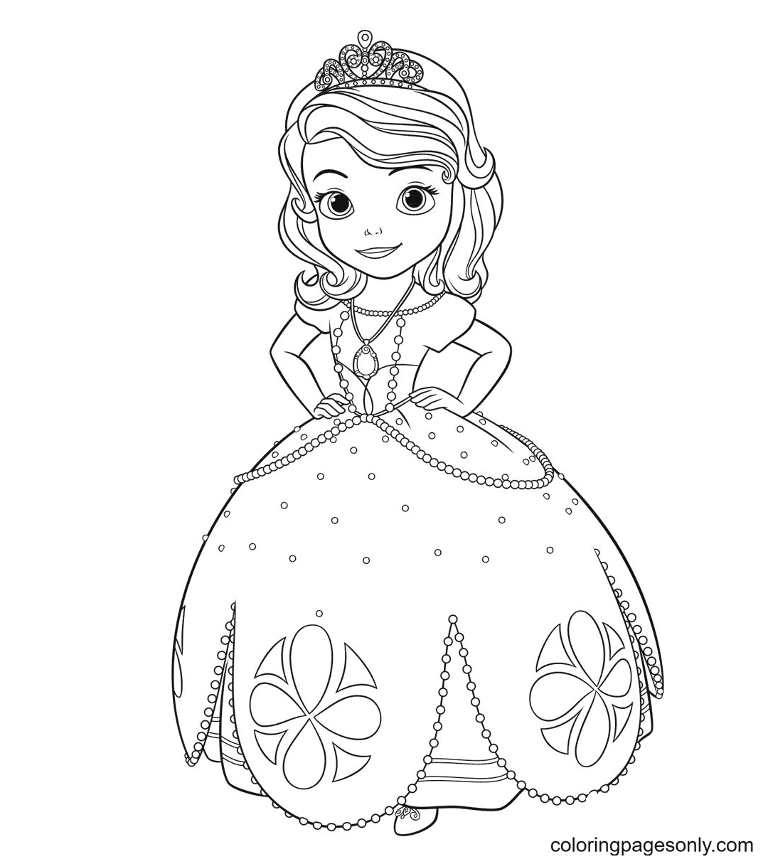Beautiful Sofia Coloring Pages