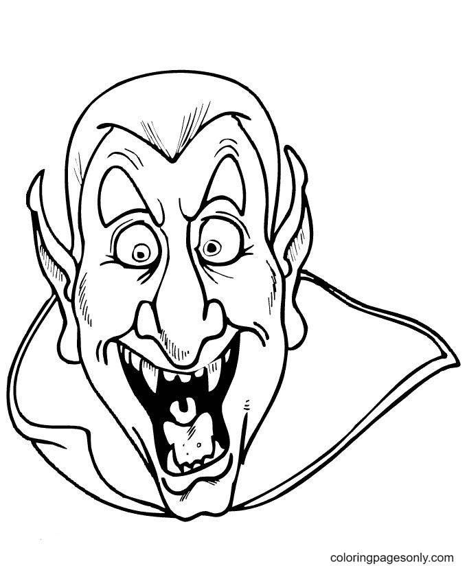 Big Vampire Coloring Pages