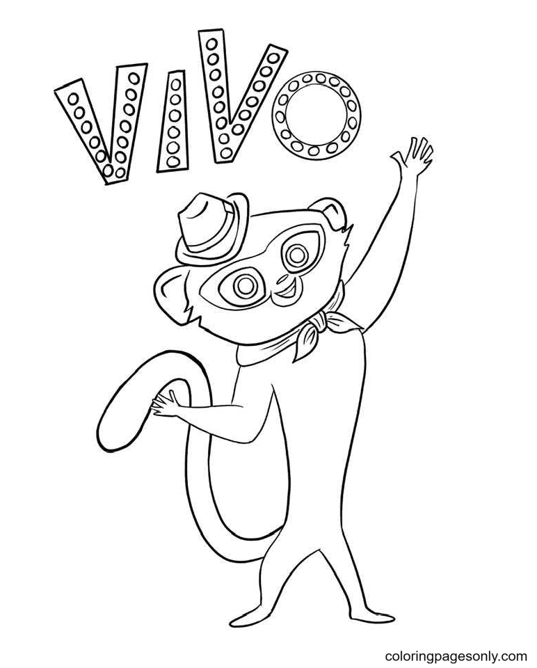 Мультяшная обезьянка Виво от Vivo