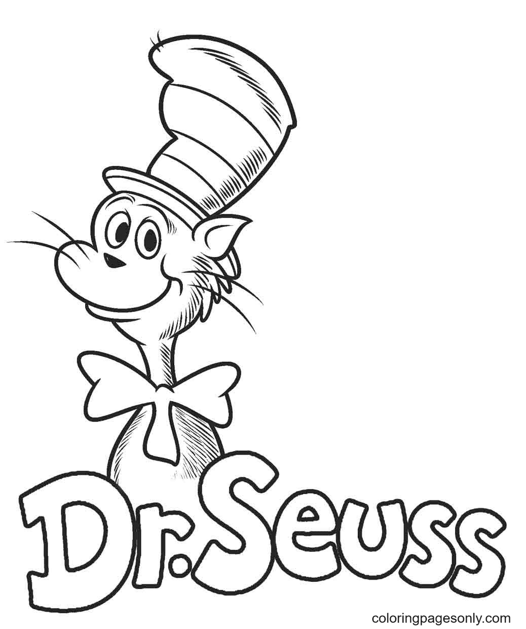 510 Dr Seuss Coloring Pages Cat In The Hat Free Coloring Pages Printable