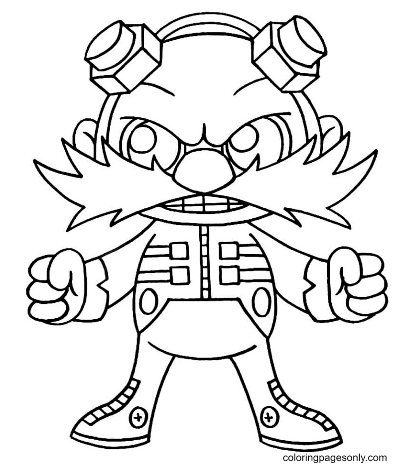 Чиби Эггман из Sonic the Hedgehog 2