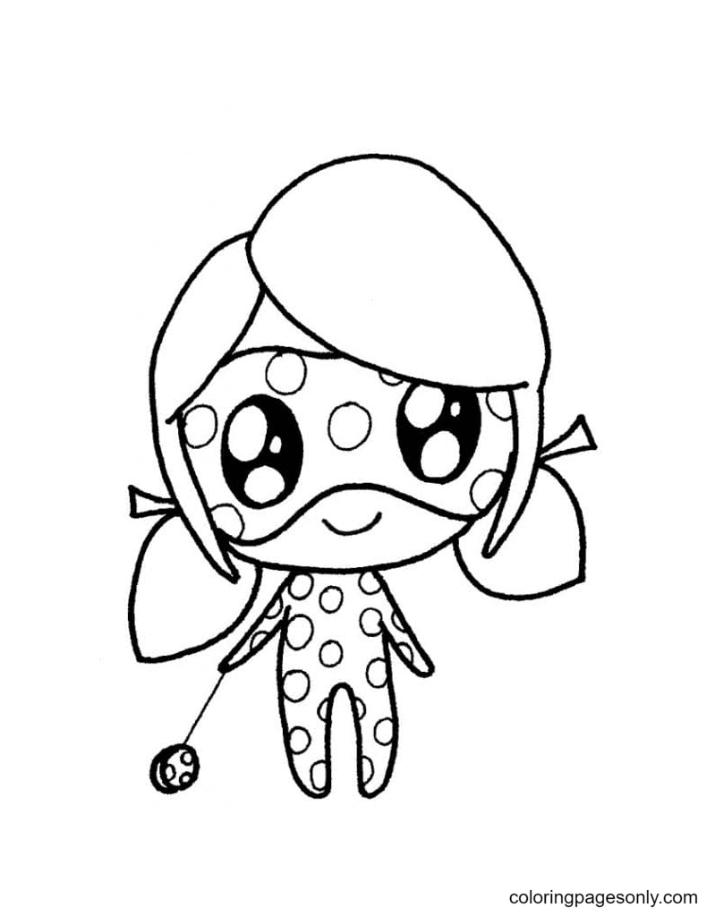 Ladybug Marinette para colorir - Imprimir Desenhos