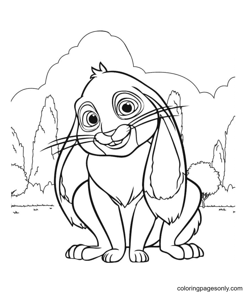 Clover Coloring Page