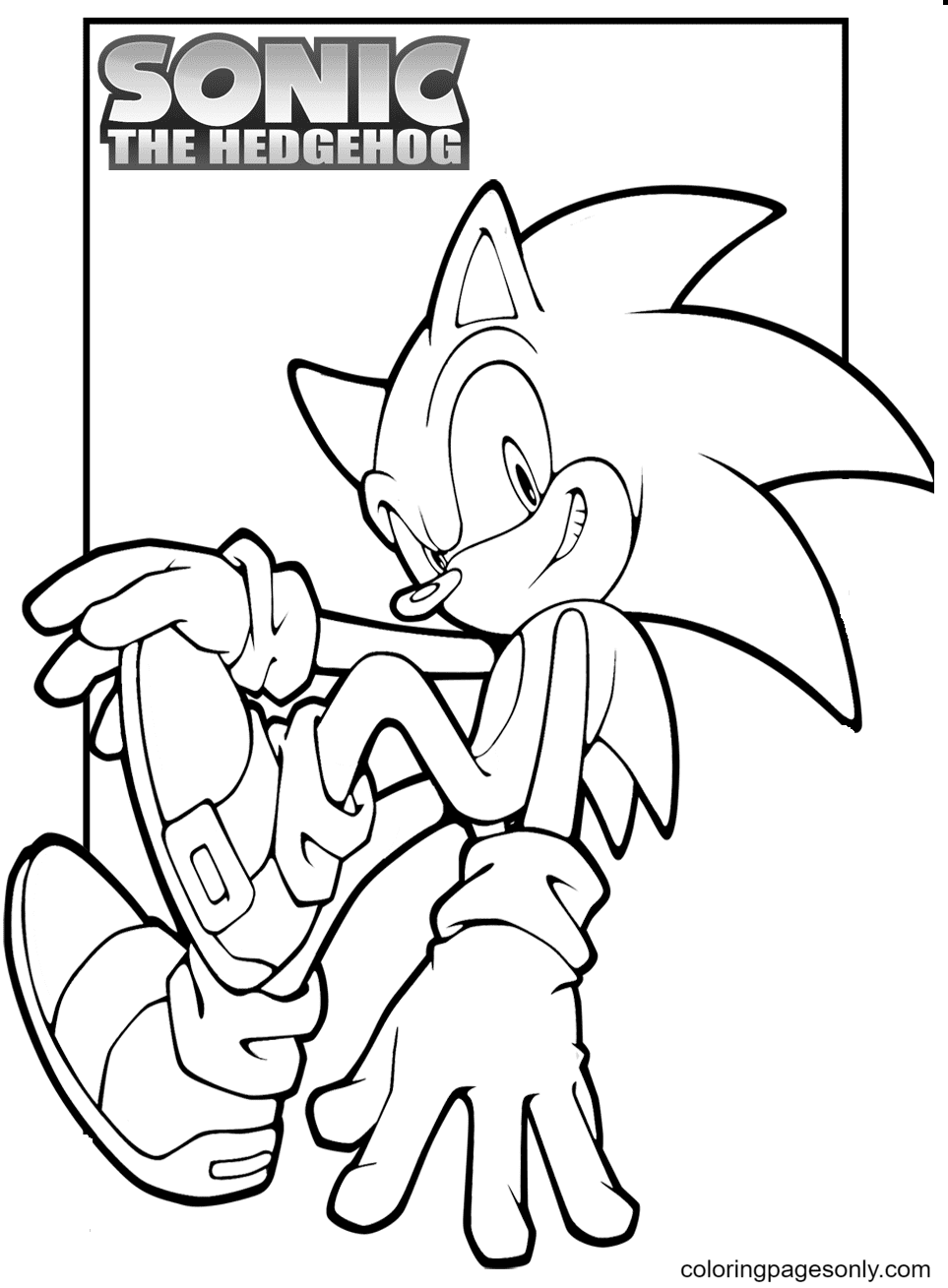 sonic exe coloring pages
