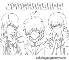 Desenhos para colorir Danganronpa