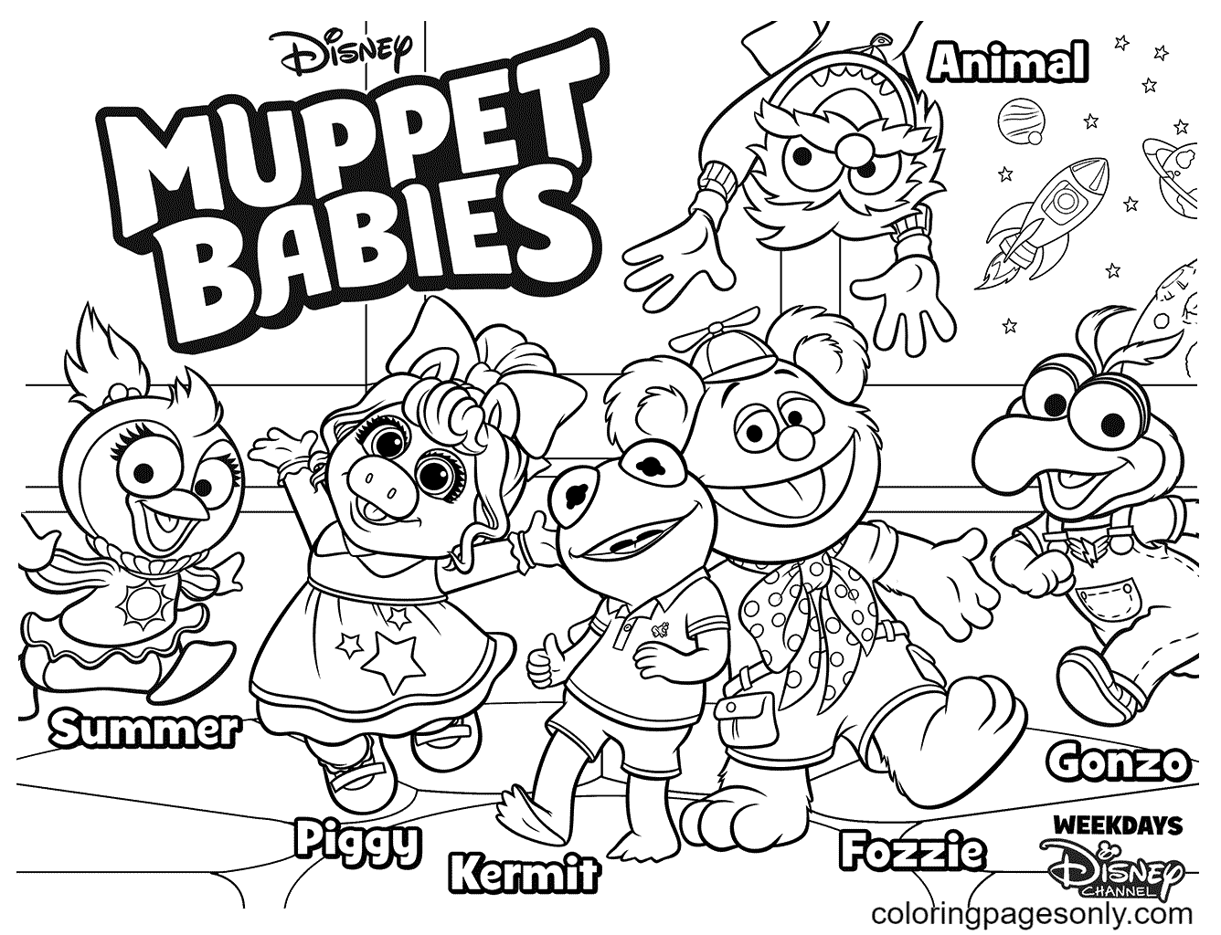 Маппет-бэби Диснея из Muppet Babies