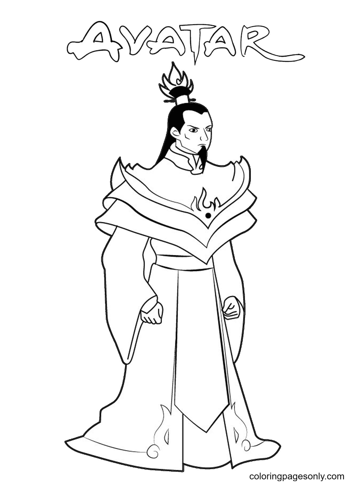 Fire Lord Ozai from Avatar