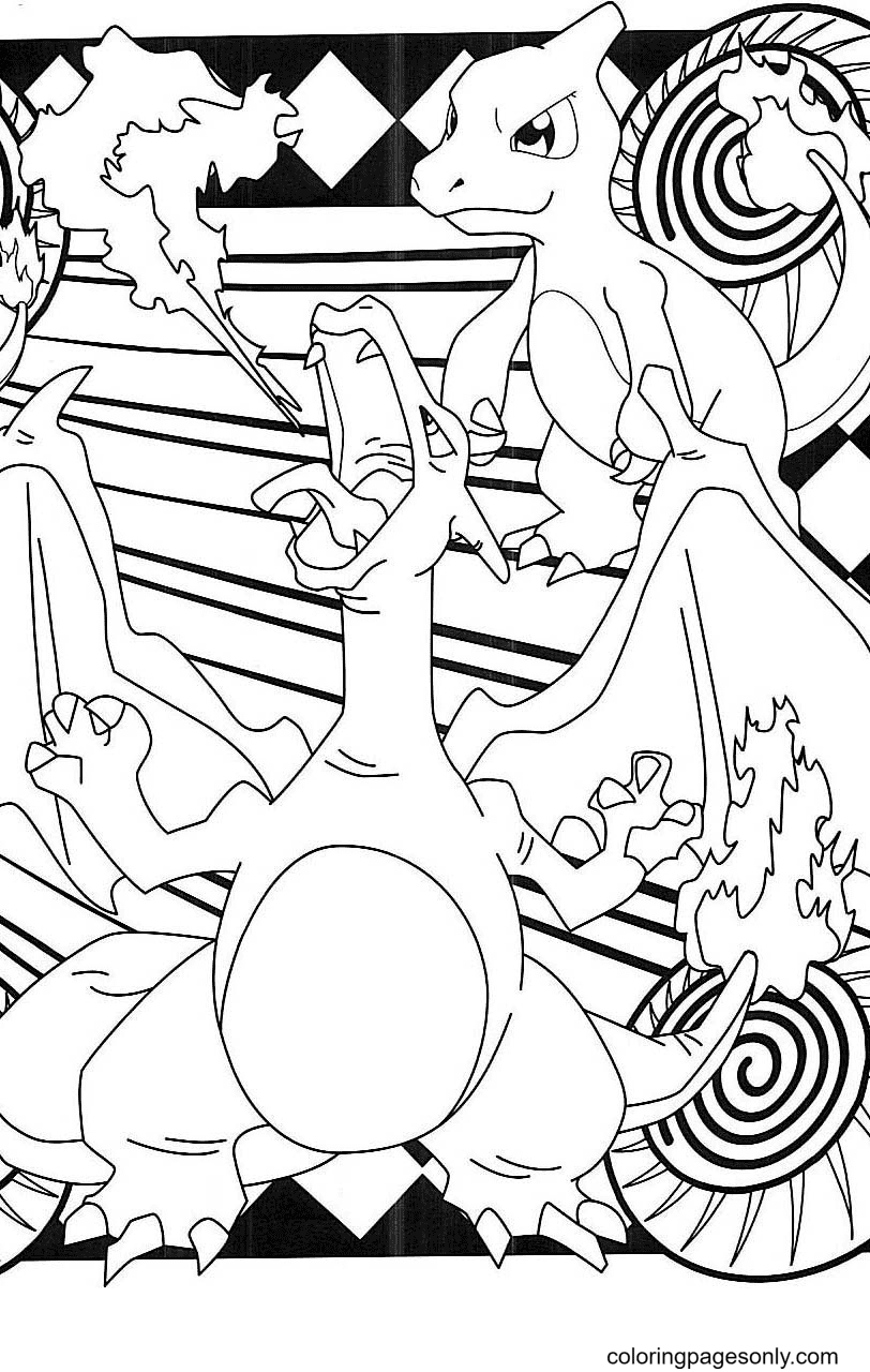Free Pokemon Charizard Coloring Pages