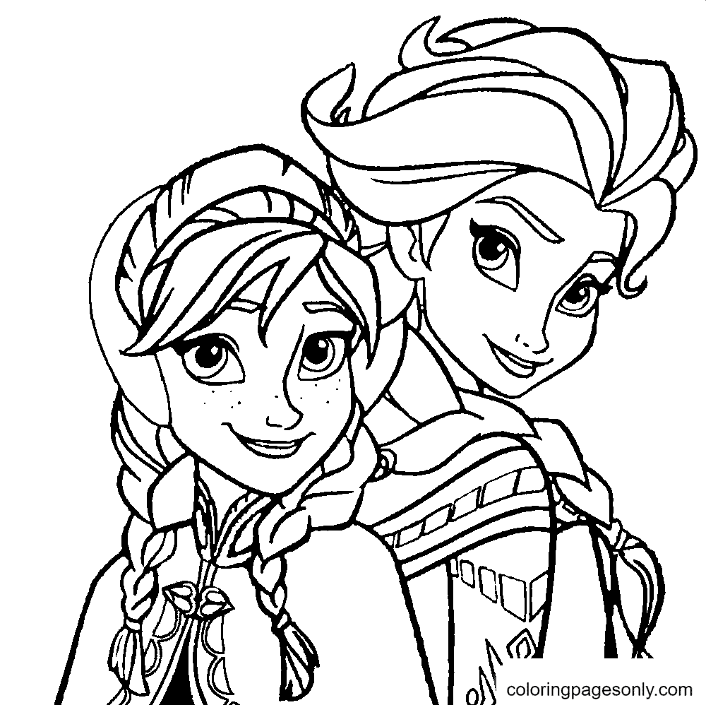 Anna y Elsa congeladas de Elsa y Anna