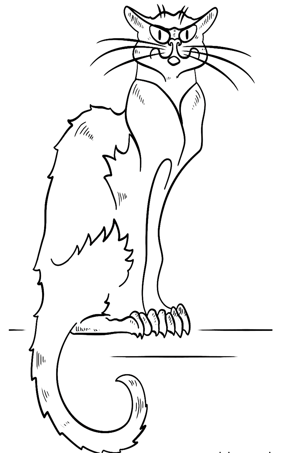 Cat Coloring Page Coloring Books Coloring Pages Old P - vrogue.co