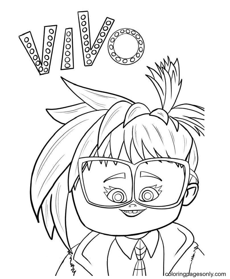 Gabriela Hernandez From Vivo Coloring Pages