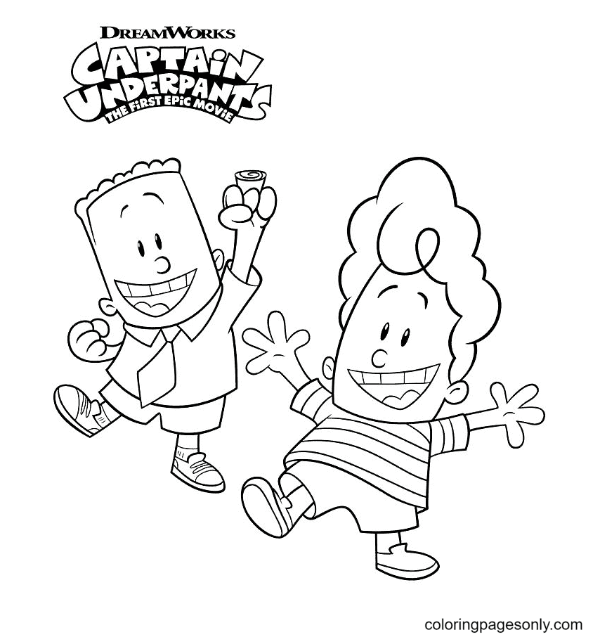 George And Harold from Captain Underpants
