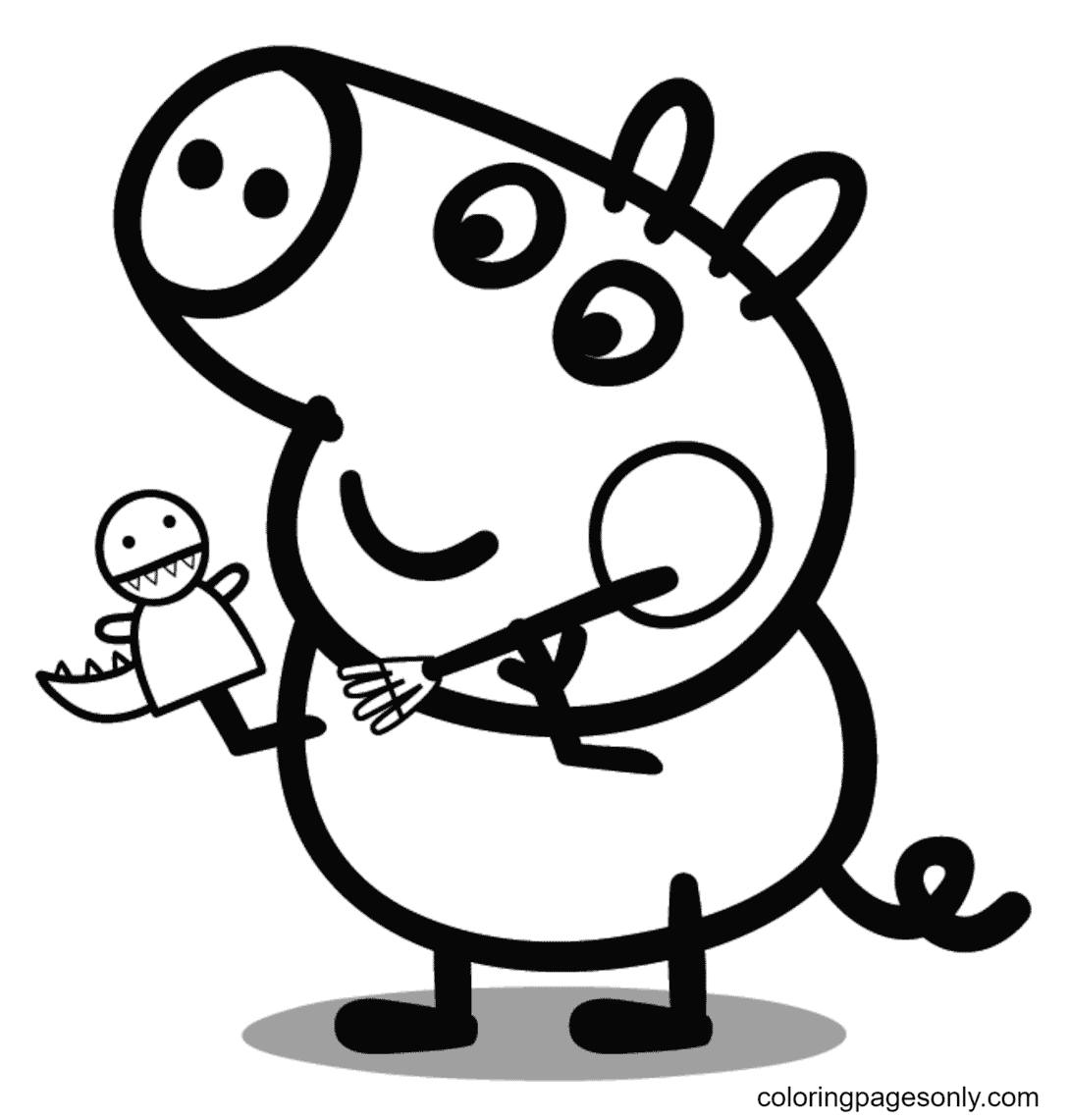George Pig Coloring Pages