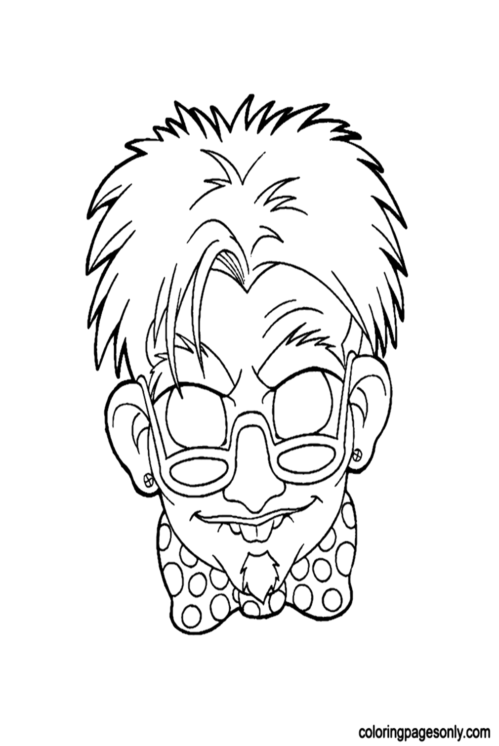 Halloween Mask Printable Coloring Pages