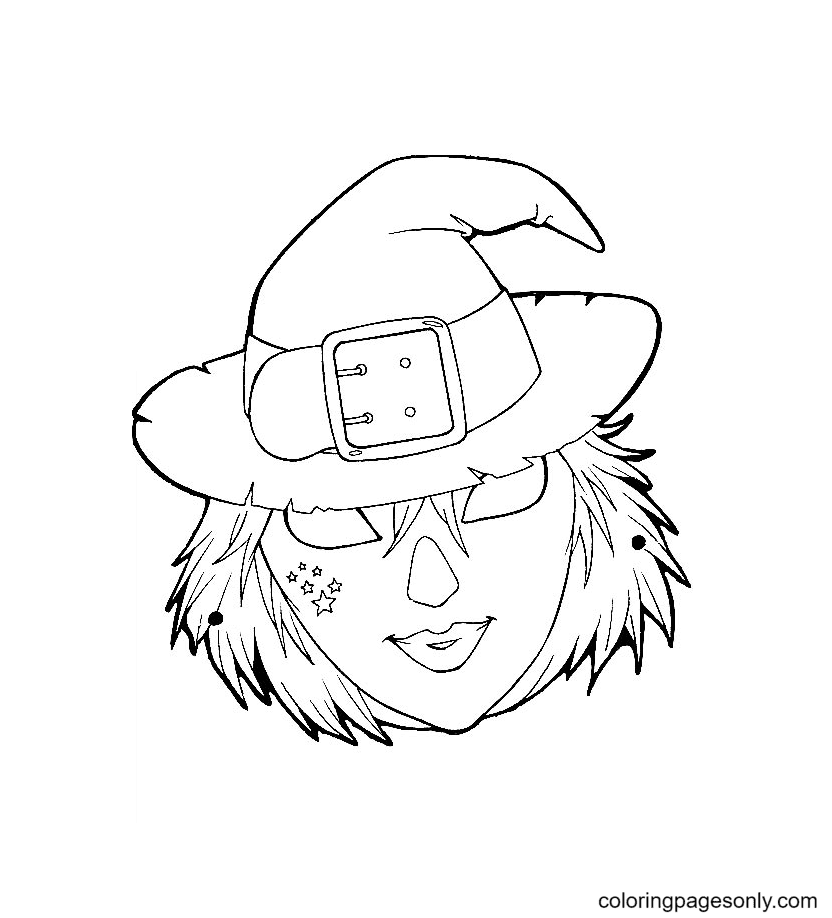 Halloween Masks Printable Coloring Pages